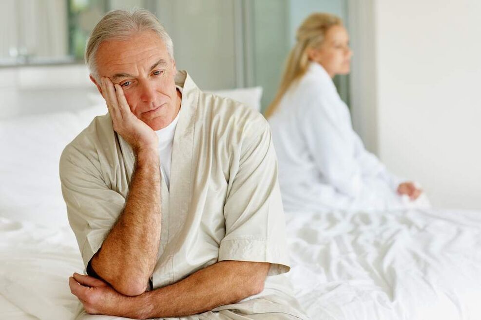 After the age of 60, men may experience erectile dysfunction